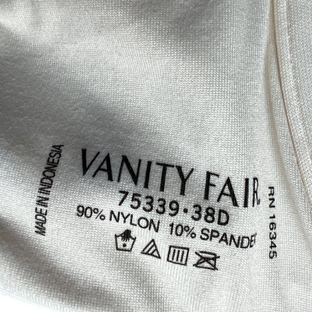 NEW Vanity Fair Women's Front Closure Bra, Size 38D - Picture 6 of 8
